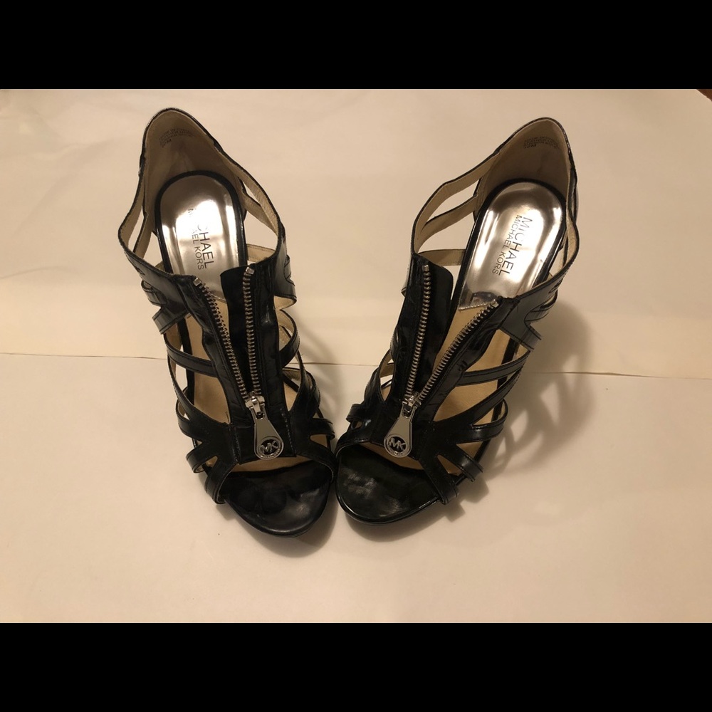 Black Strappy Michael Kors HeelS